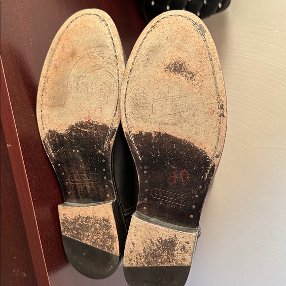 Coach Brown and Black Patterned Knee-High Boots size 7.5 - Picture 6 of 6